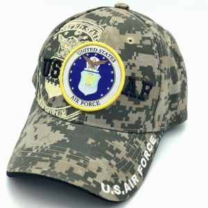 USAF United States Air Force Patch Embroidered Seal Ball Cap Hat Licensed